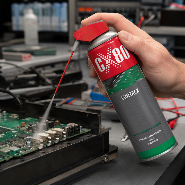 CX80 CONTACX 500ML DUO SPRAY - CZYSZCZENIE ELEKTRONIKI PRO CLEANER PROFI