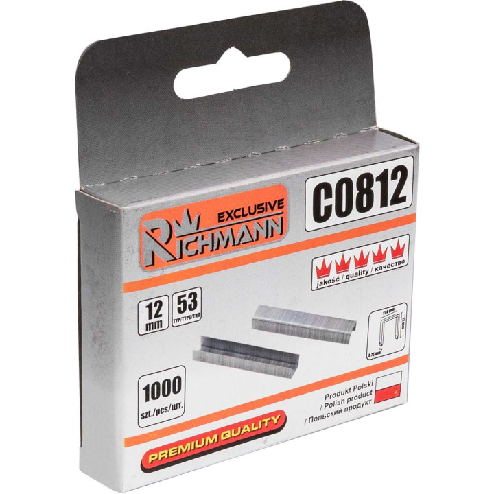 ZSZYWKI 12 MM TYP 53 OPAK. 1000SZT PL