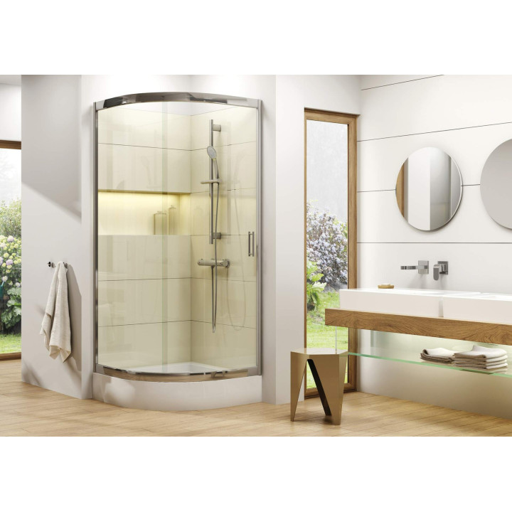 Bateria prysznicowa termostatyczna - okrągła chrom BCB 04BT