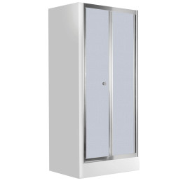 Drzwi prysznicowe wnękowe 80 cm - składane