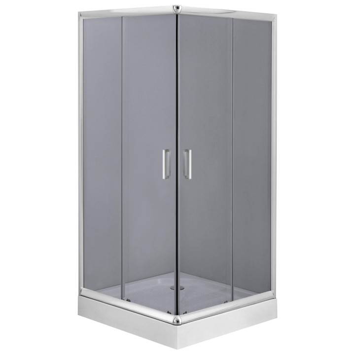 Kabina prysznicowa kwadratowa 90 cm chrom KYC 441K