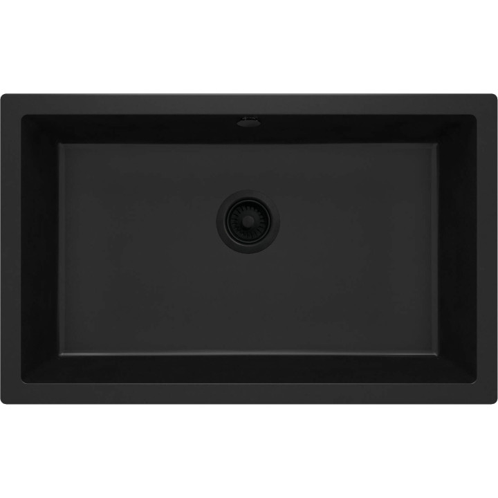 Zlewozmywak granitowy 1-komorowy podwieszany nero nero ZQA N10D