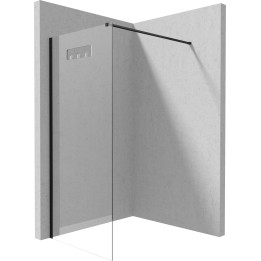 Kabina prysznicowa walk-in 90 cm nero KQM N39P