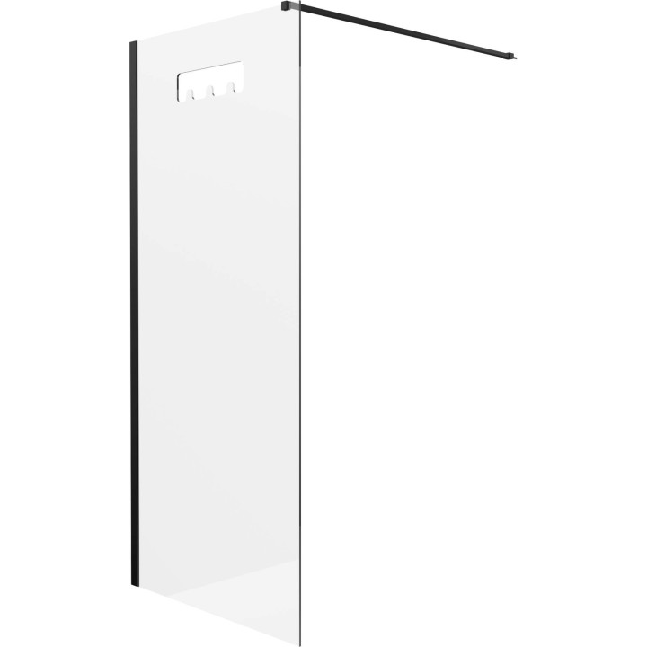Kabina prysznicowa walk-in 100 cm nero KQM N30P