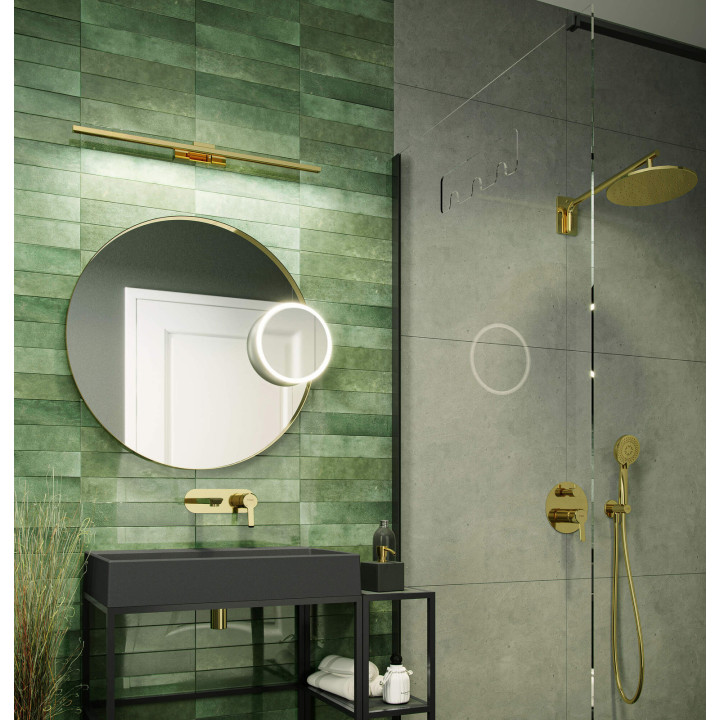 Kabina prysznicowa walk-in 100 cm nero KQM N30P