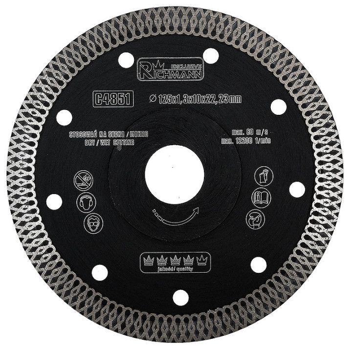 TARCZA DIAM. CIENKA 125x1,3 MM