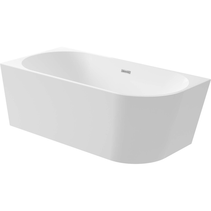 Wanna akrylowa narożna/wolnostojąca lewa - 150 cm biały KDS 015L
