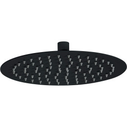 Głowica prysznicowa okrągła - 250 mm nero NAC N10K