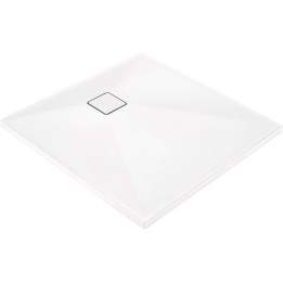 Brodzik granitowy kwadratowy 80x80 cm biały KQR A42B