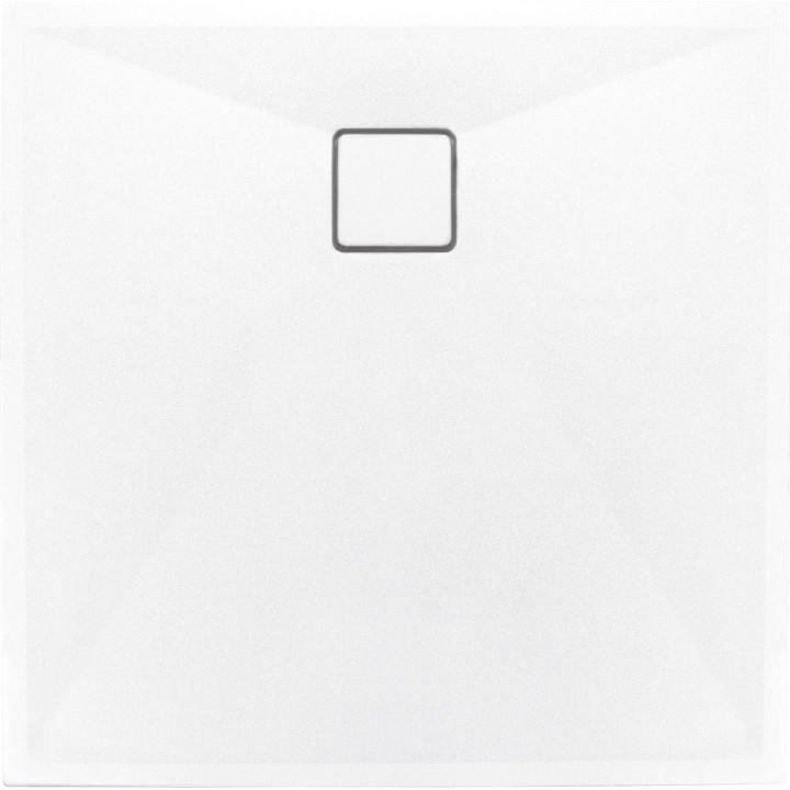 Brodzik granitowy kwadratowy 80x80 cm biały KQR A42B