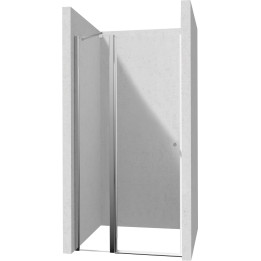Drzwi prysznicowe 120 cm - uchylne chrom KTSU045P