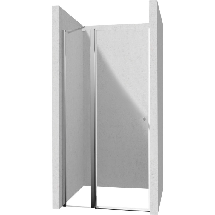 Drzwi prysznicowe 120 cm - uchylne chrom KTSU045P