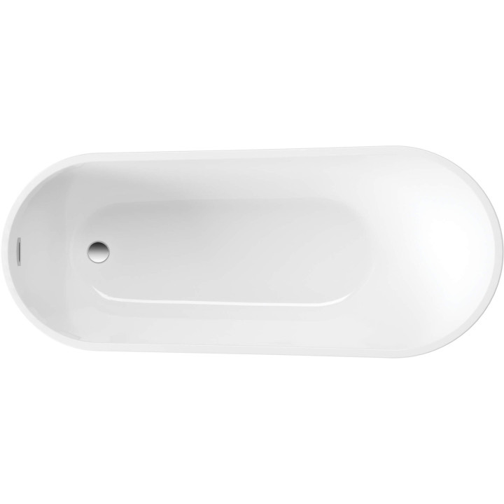 Wanna akrylowa wolnostojąca asymetryczna - 150 cm biały KDA 015W