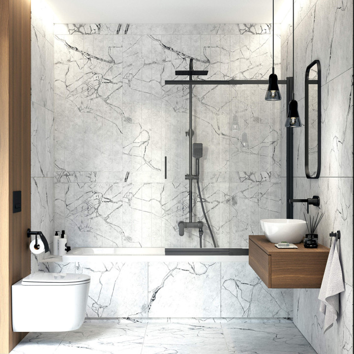 Parawan nawannowy 100x140 cm nero KTJ N73R