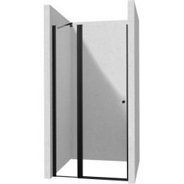 Drzwi prysznicowe 120 cm - uchylne nero KTSUN45P