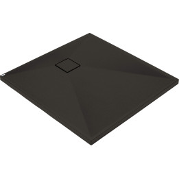 Brodzik granitowy kwadratowy 80x80 cm nero KQR N42B