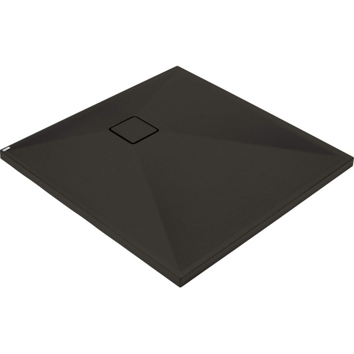 Brodzik granitowy kwadratowy 80x80 cm nero KQR N42B