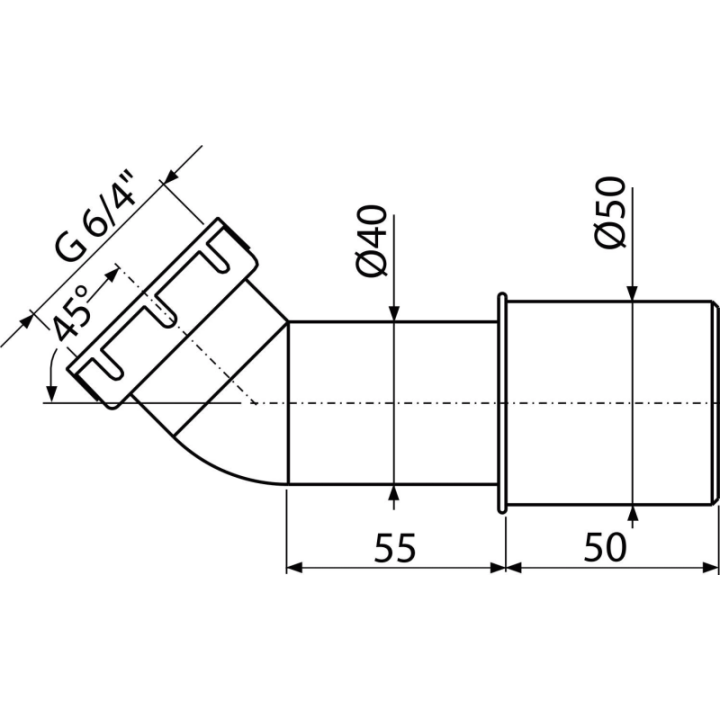 Kolano 45°