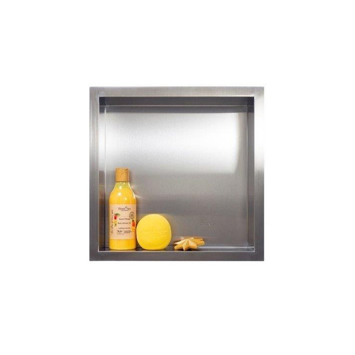 WALL-BOX ONE - Półka wnękowa INOX 30x30x7 cm