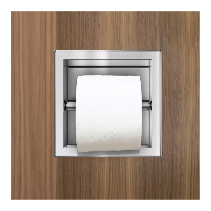 WALL-BOX PAPER 1 Inox - Podajnik papieru