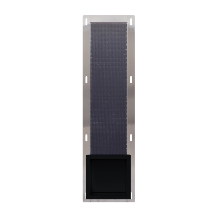 WALL-BOX PAPER-3 Black - Magazynek na papier czarny