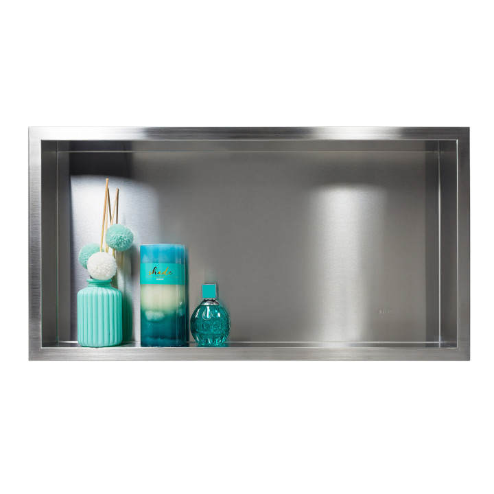 WALL-BOX ONE - Półka wnękowa INOX 60x30x7 cm