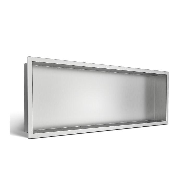 WALL-BOX ONE - Półka wnękowa INOX 90x30x7cm