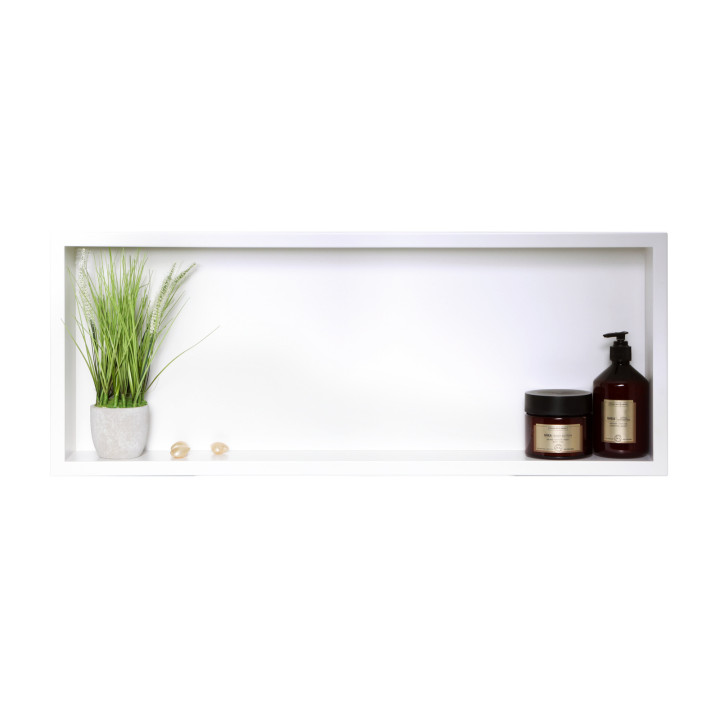 WALL-BOX ONE White - Półka pojedyncza biała 90x30x7 cm