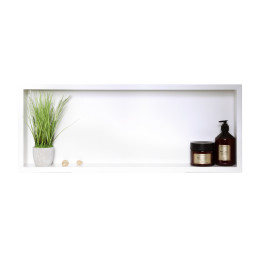 WALL-BOX ONE White - Półka pojedyncza biała 90x30x10 cm