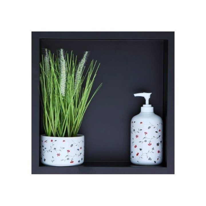 WALL-BOX ONE Black - Półka pojedyncza czarna 30x30x7 cm