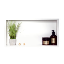 WALL-BOX ONE White - Półka pojedyncza biała 60x30x10 cm