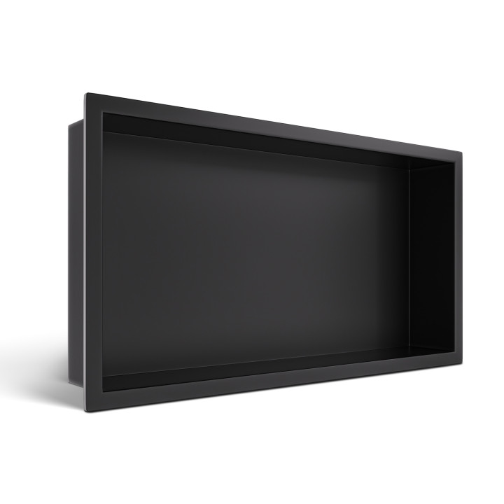 WALL-BOX ONE Black - Półka pojedyncza czarna 60x30x10 cm