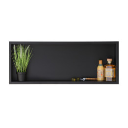 WALL-BOX ONE Black - Półka pojedyncza czarna 90x30x7 cm