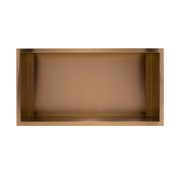 WALL-BOX ONE Copper - Półka pojedyncza miedziana 60x30x7 cm