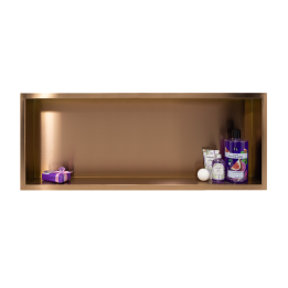 WALL-BOX ONE Copper - Półka pojedyncza miedziana 90x30x10 cm