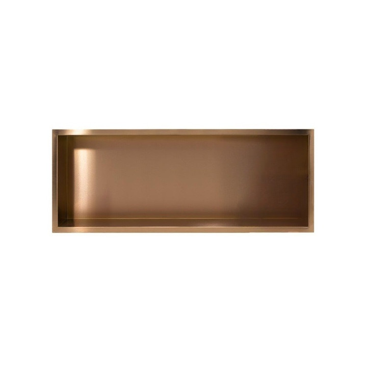 WALL-BOX ONE Copper - Półka pojedyncza miedziana 90x30x10 cm