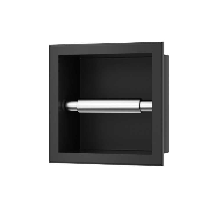 WALL-BOX PAPER 1 Black - Podajnik papieru czarny