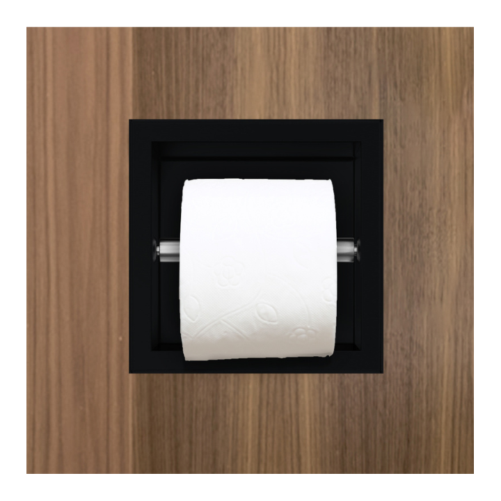 WALL-BOX PAPER 1 Black - Podajnik papieru czarny