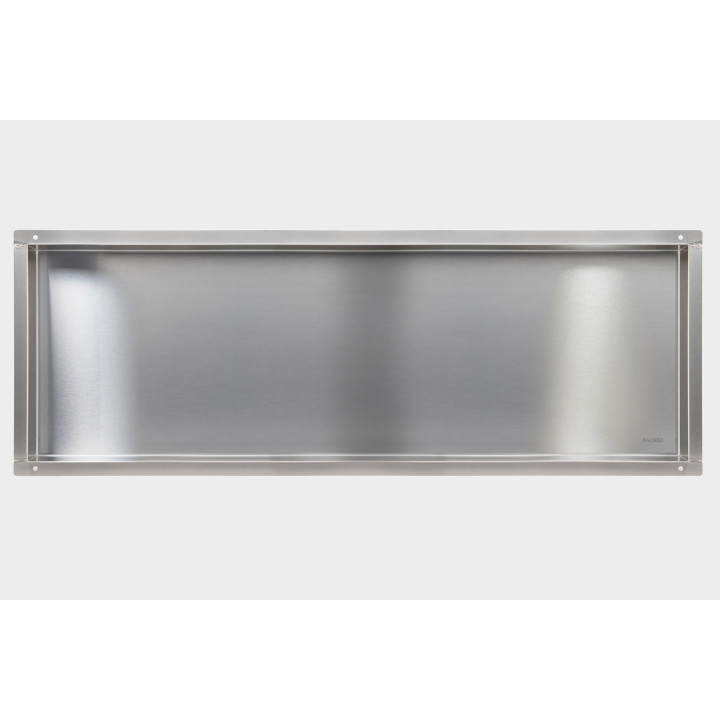WALL-BOX NO RIM - Półka wnękowa bezramkowa INOX 90x30x7 cm