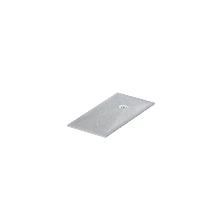 Stone Tray - Brodzik kompozytowy "F" Jasnoszary 80x110x2,5