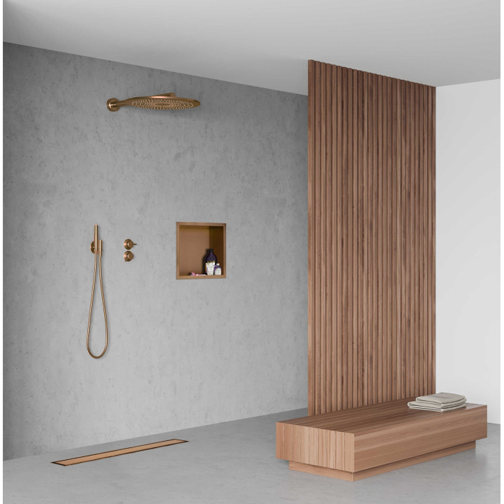 Duplex Next 2w1 Odpływ liniowy 60 cm dwustronny miedziany