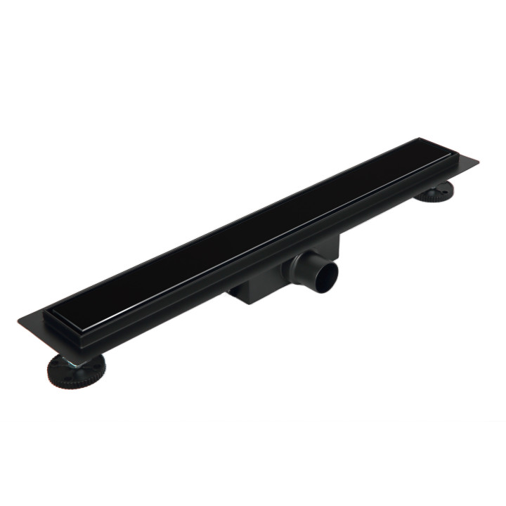 G-Drain Next Odpływ liniowy 90 cm ze szklanym panelem Double Dark