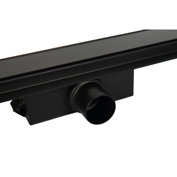 G-Drain Next Odpływ liniowy 90 cm ze szklanym panelem Double Dark