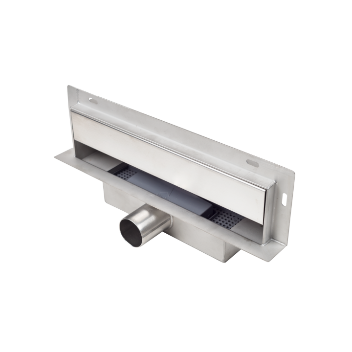 W-Drain 2w1 Odpływ liniowy ścienny 70 cm dwustronny chrom