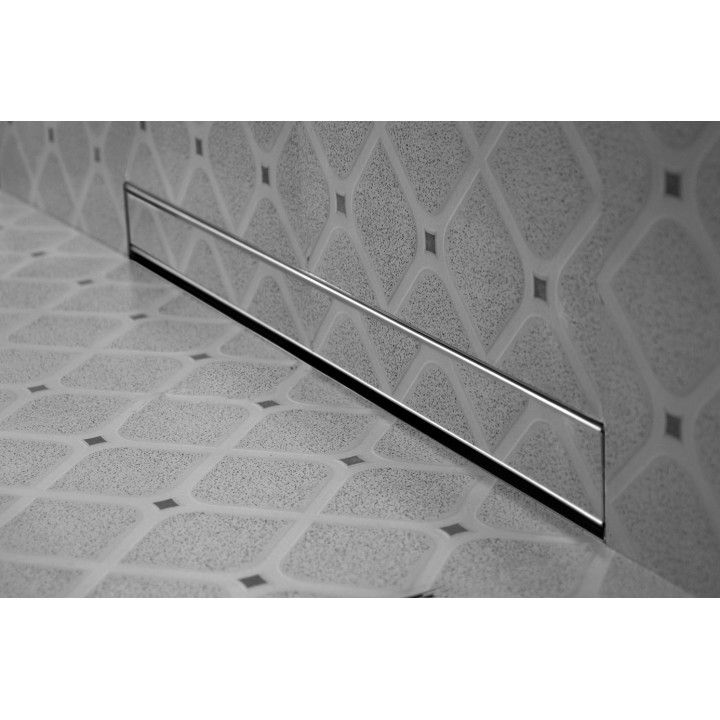 W-Drain 2w1 Odpływ liniowy ścienny 90 cm dwustronny chrom