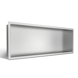 WALL-BOX ONE - Półka wnękowa INOX 90x30x10cm