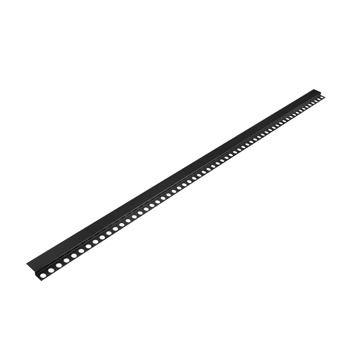 Listwa spadkowa podłogowa czołowa 130 cm czarna