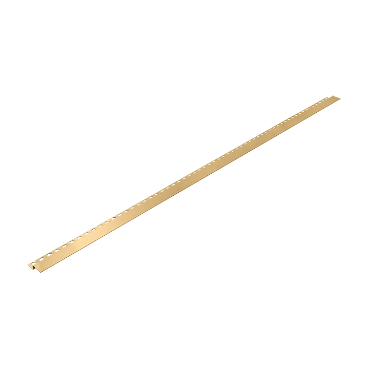 Listwa spadkowa podłogowa czołowa 130 cm złota