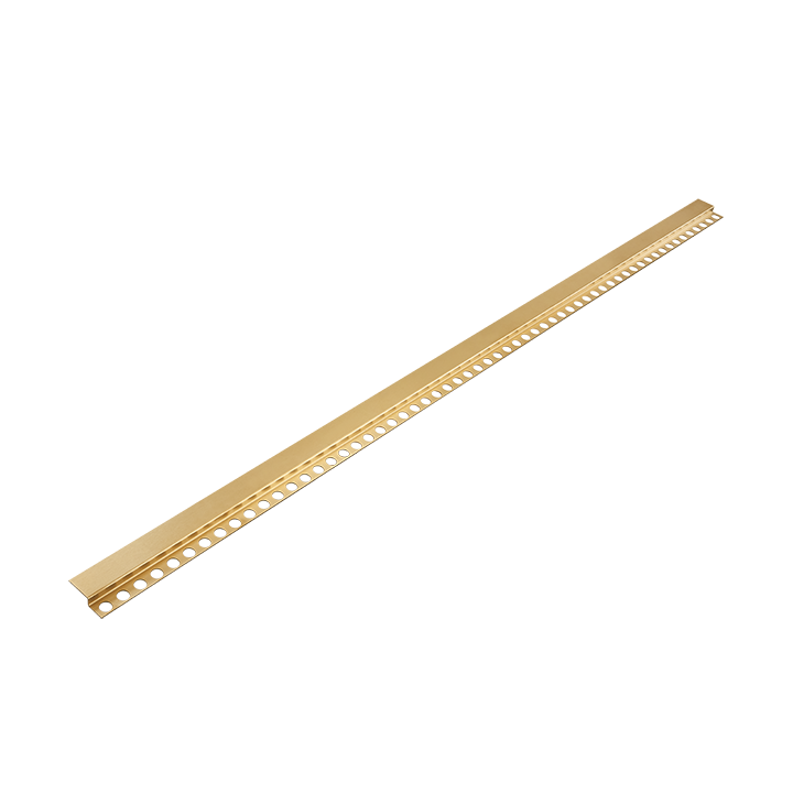 Listwa spadkowa podłogowa czołowa 130 cm złota