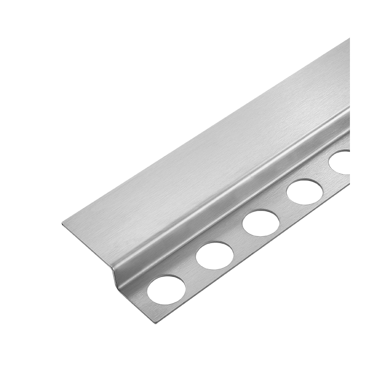 Listwa spadkowa podłogowa czołowa 130 cm inox